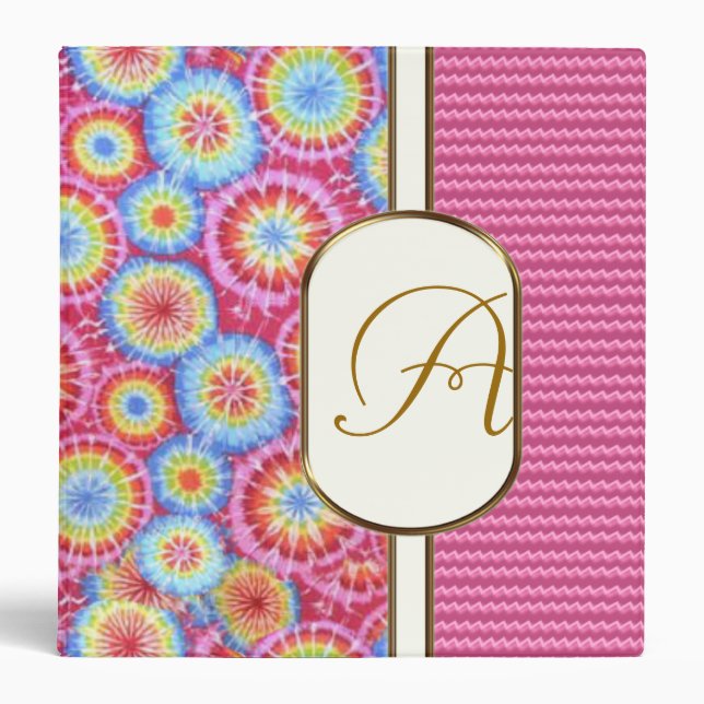1.5" Customizable Monogram Binder (Front)
