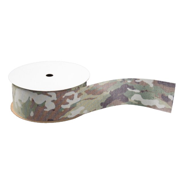 1.5" Grosgrain Ribbon Army OCP Camo Uniform Camofl (Spool)