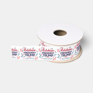 1.5" Grosgrain Ribbon Celebrating President Trump