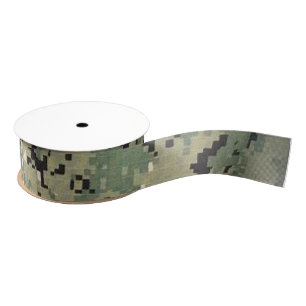 1.5" Grosgrain Ribbon Navy Type III Three Digital
