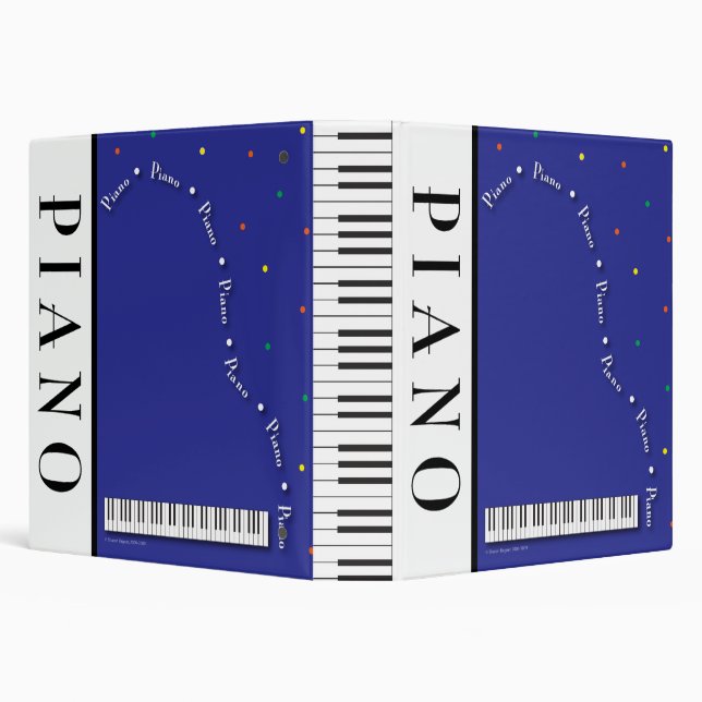 1,5" personnalisable classeur de piano à queue (Arrière-plan)