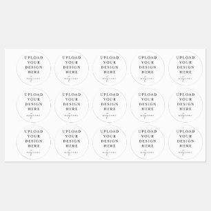 1.5" Round Waterproof Vinyl Sticker