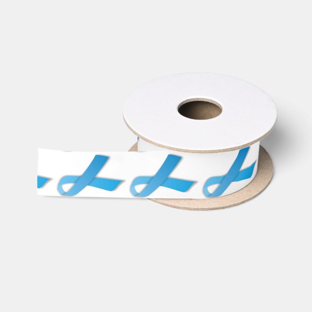 1.5" Wide Satin Prostate Cancer Awareness Ribbon Satin Ribbon (Spool)