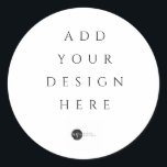 1.5"x1.5" or 3"x3" Favor Tag Stickers<br><div class="desc">Make your unique style stick by creating custom stickers for every occasion! From special mailings and scrapbooking to kids’ activities and DIY projects,  you’ll find these stickers are great for so many uses. Add your own designs,  patterns,  text,  and pictures!</div>