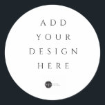 1.5"x1.5" or 3"x3" Favor Tag Stickers<br><div class="desc">Make your unique style stick by creating custom stickers for every occasion! From special mailings and scrapbooking to kids’ activities and DIY projects,  you’ll find these stickers are great for so many uses. Add your own designs,  patterns,  text,  and pictures!</div>