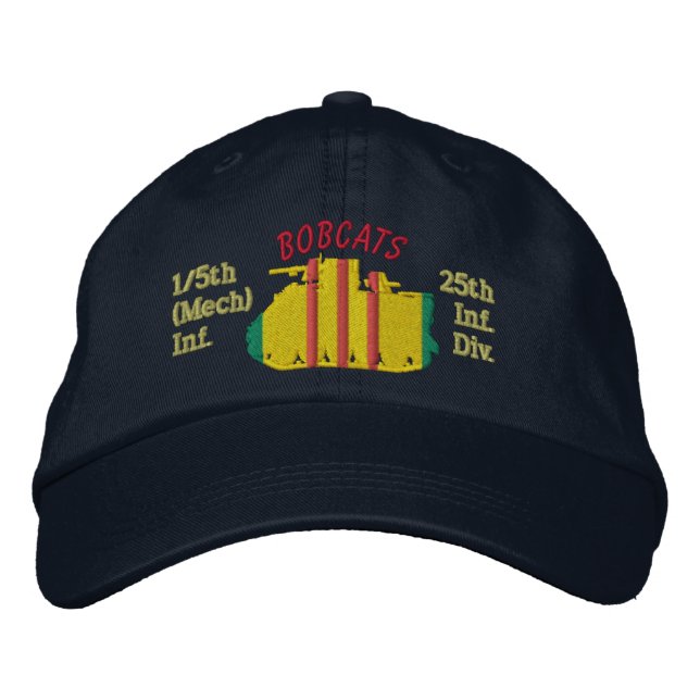 1/5th Infantry Vietnam M113 Track Embroidered Hat (Front)