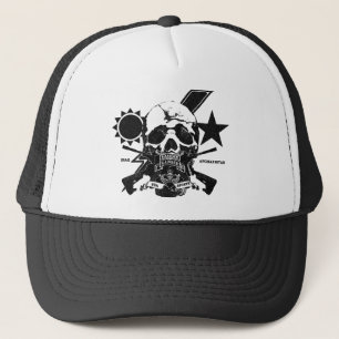 1/75 Ranger skull design with tab & Iraq/Afghan Trucker Hat