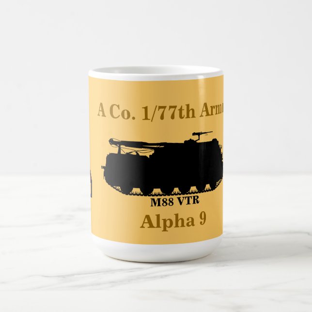 1/77th Armour, 5th Inf. Div. M88 VTR Custom Mug (Center)