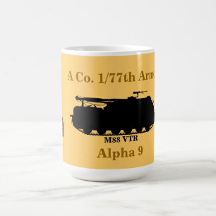 1/77th Armure, 5èmes FNI. Division. Tasse de