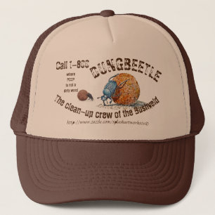 "1-800 DUNGBEETLE" TRUCKER HAT