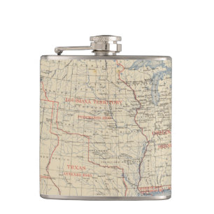 1 Accessions of territory Hip Flask