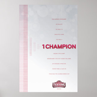 1 affiche de champion