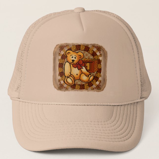 1 an Anniversaire Ours coutume casquette (Devant)