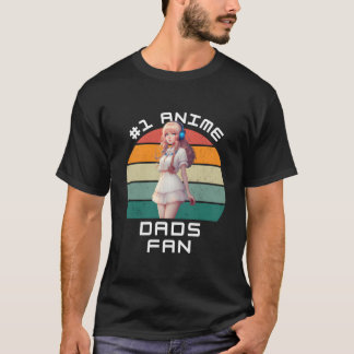 1 Anime Dads Ga Kawaii Anime Fan T-Shirt