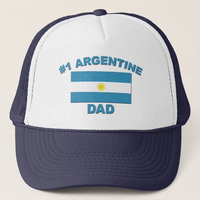 #1 Argentine Dad Trucker Hat (Front)