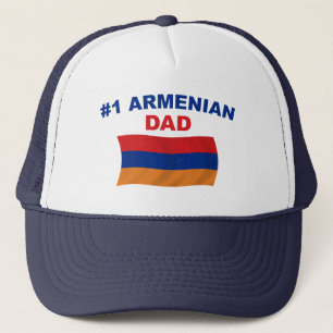 #1 Armenian Dad Trucker Hat