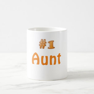 #1 Aunt Coffee Mug