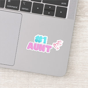 #1 Aunt Sticker