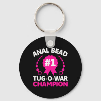 #1 Bead Tug O War Champion Funny Adult Humour Crin Keychain