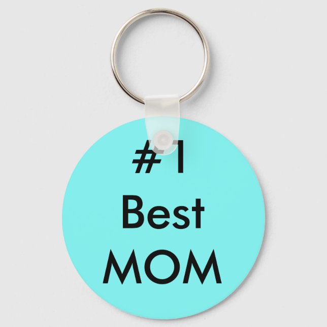 #1 Best MOm Keychain (Front)