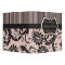 1" Blush Pink, Cream, Grey Damask Wedding Binder