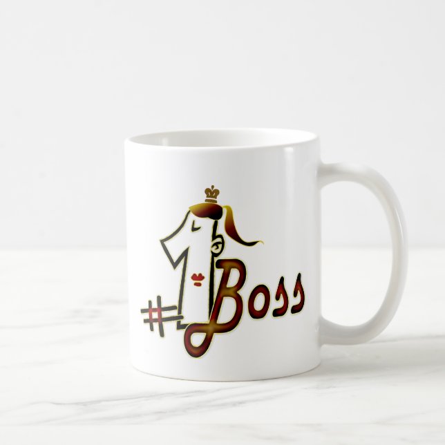 #1 boss coffee mug (Right)