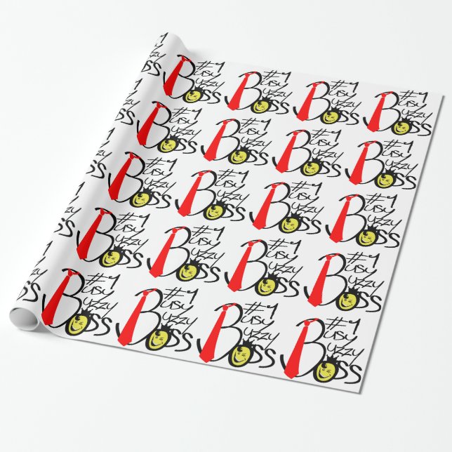 #1 boss funny Wrapping papers Paper (Unrolled)