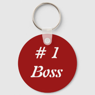 #1 Boss Keychain