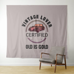 1.car lover vintage    tapestry