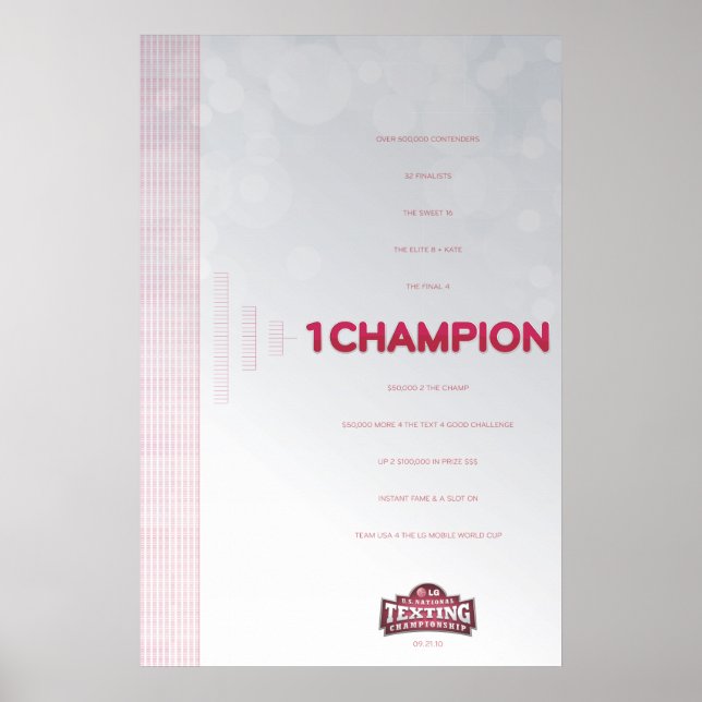 1 Champion Poster (Front)