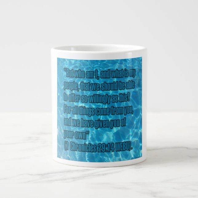 1 Chronicles 29:14 WEBU Mug (Front)