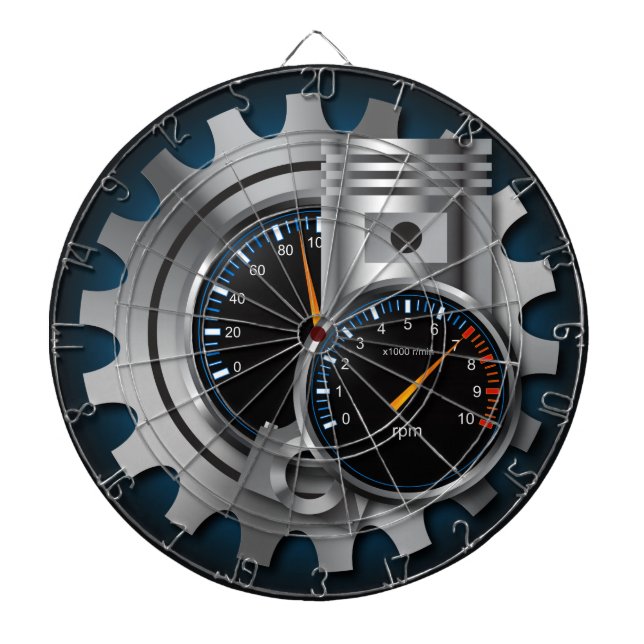 1 Cible de flechettes des véhicules à moteur (Devant)