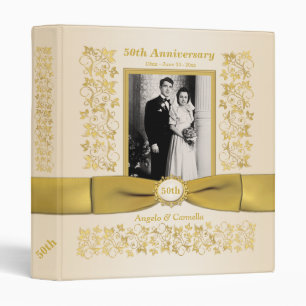 1" classeur de photo d'anniversaire de mariage