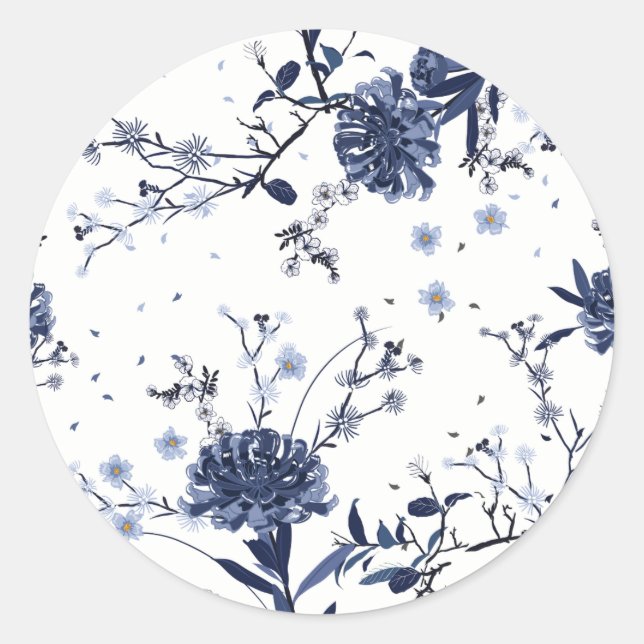 1 CLASSIC ROUND STICKER (Front)