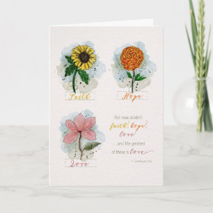 1 Cor 13:13 Greatest is Love Card