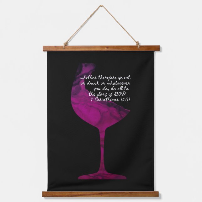 1 Corinthians 10:31 tapestry (Front)