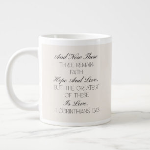 1 Corinthians 13:13 Hope Bible Verse Mug 
