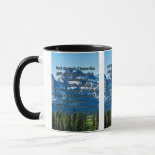 1 Corinthians 13:2 KJV Bible Verse Pic Two-Tone Mug