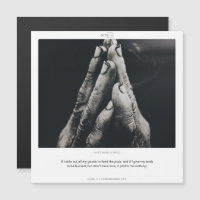 1 Corinthians 13:3 LOVE SCRIPIX magnetic card