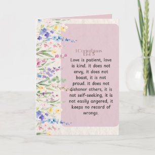 1 Corinthians 13:4-5 Bible Verse Image Card