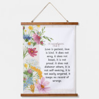 1 Corinthians 13:4-5 Soothing Watercolor Design
