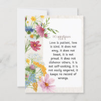 1 Corinthians 13:4-5 Soothing Watercolor Design