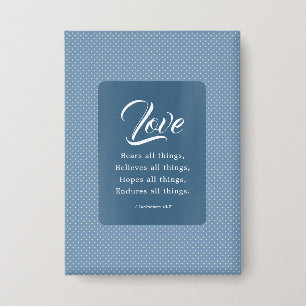 1 Corinthians 13:7 Love Bears All Things