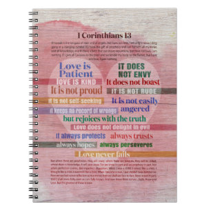 1 Corinthians 13 - Love Notebook
