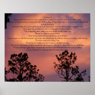 1 Corinthians 13 Poster
