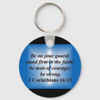1 Corinthians 16:13 Keychain