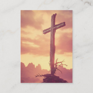 1 Corinthians 1:18–19 KJV Cards - Splintered Cross