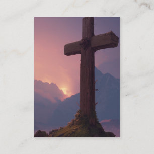 1 Corinthians 1:18–19 KJV Cards - Thick Cross