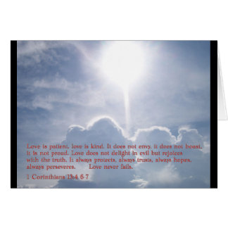 1 Corinthiens 13:4 6-7 Nuages