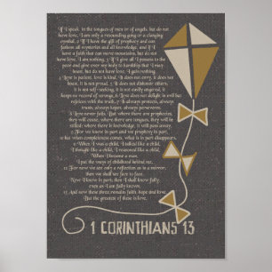 1 Corinthiens 13 Poster